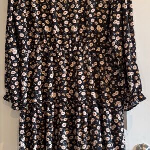 Hayden Black Floral Maxi Dress